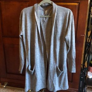 NWT- Light weight grey cardigan